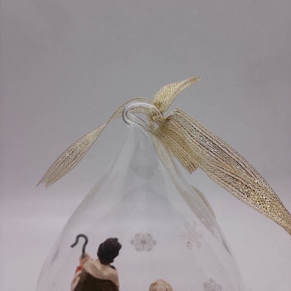 Hand Blown Glass Ornament Holy Family Christmas Decor - Picture 2 of 5